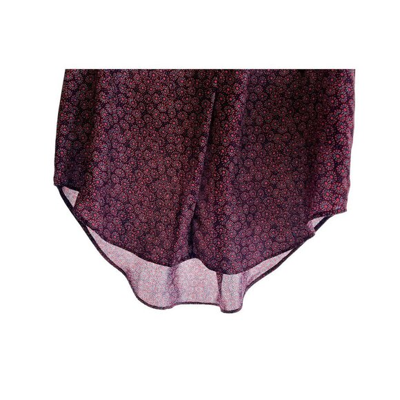 Harlow & Graham Sleeveless Distressed Boho Red Liberty Floral Blouse S - Picture 5 of 10